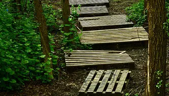 Lots more ideas on how to use shipping pallets in and around your home