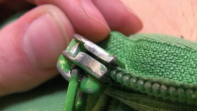 Broken zippers can be a real pain but repairing them is quite easy. Image by Bekathwia