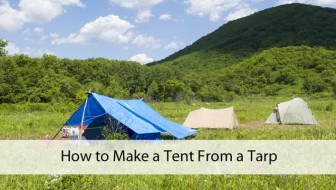 How to Make a Tent From a Tarp