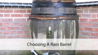 Choosing a Rain Barrel